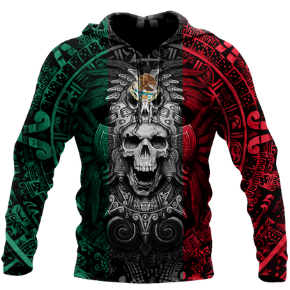 Mexican Aztec Warrior 3D All Over Printed Shirts For Men and Women QB07012004