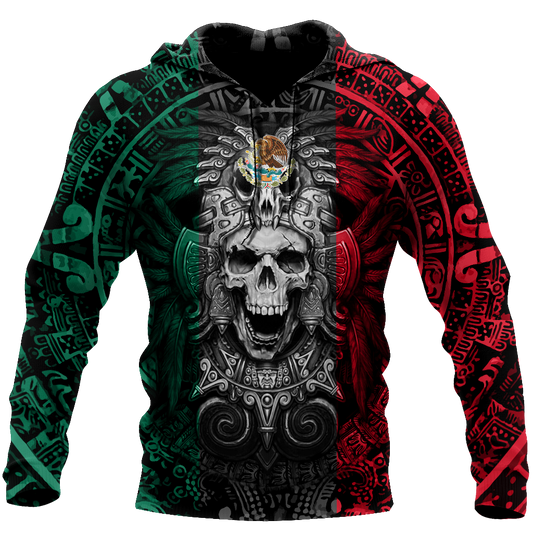 Mexican Aztec Warrior 3D All Over Printed Shirts For Men and Women QB07012004