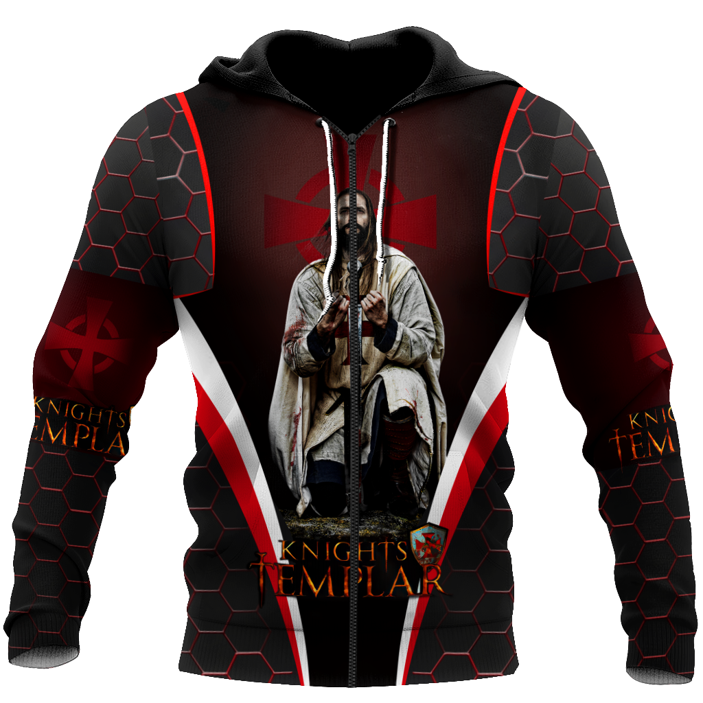Knights Templar 3D all over printed for men and women PL19082002