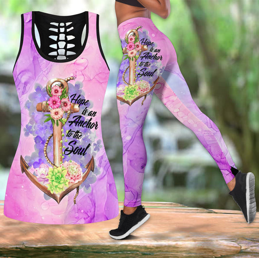 Floral Anchor Combo Tank + Legging TA0812201