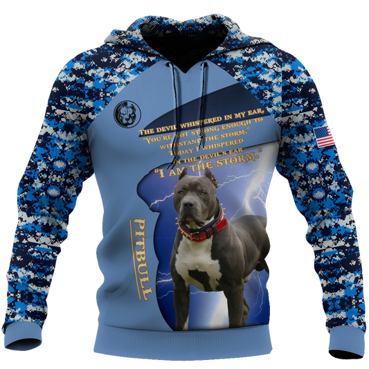 Pitbull 3d hoodie shirt for men and women DA30102001