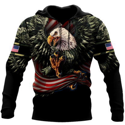 Eagle US Grumpy Veteran 3D shirts for men and women