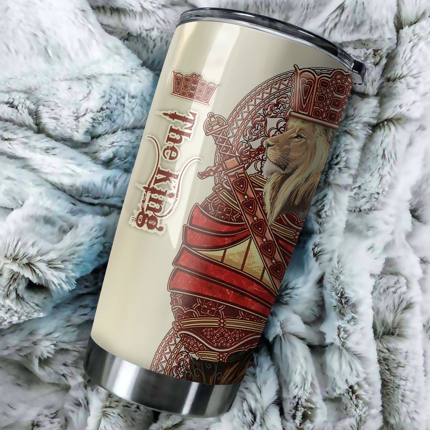 Custom Name King Lion Tumbler
