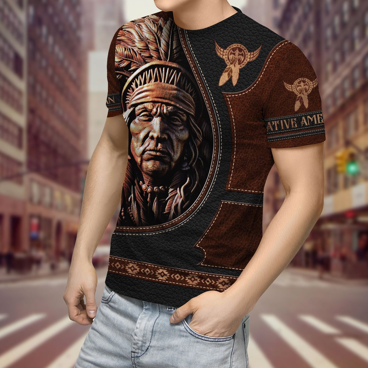 Native American 3D All Over Printed Unisex Shirt