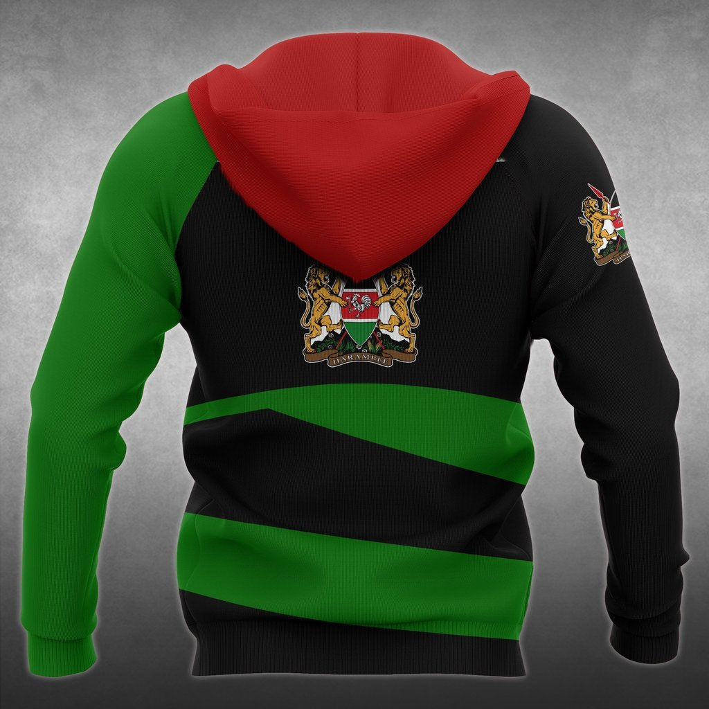 Kenya Map 3D All Over Printed Shirts for Men and Women TT0070-Apparel-TT-Hoodie-S-Vibe Cosy™
