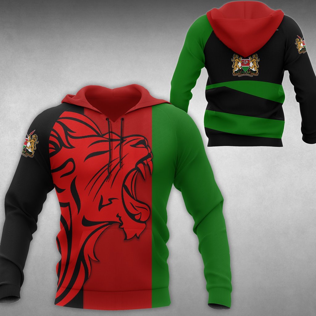 Kenya Map 3D All Over Printed Shirts for Men and Women TT0070-Apparel-TT-Hoodie-S-Vibe Cosy™