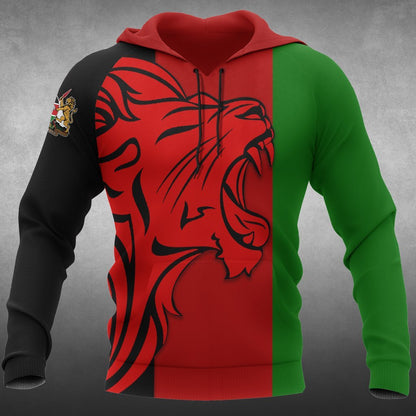 Kenya Map 3D All Over Printed Shirts for Men and Women TT0070-Apparel-TT-Hoodie-S-Vibe Cosy™