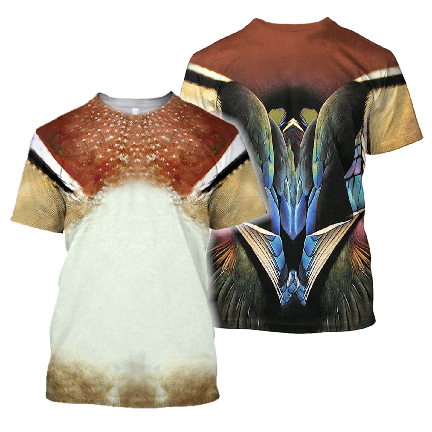 Wood Duck Cover 3D All Over Printed Shirts-Apparel-HP Arts-T-Shirt-S-Vibe Cosy™