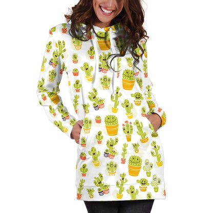 3D All Over Printing Cacti Happy Legging-Apparel-NTH-Hoodie Dress-S-Vibe Cosy™
