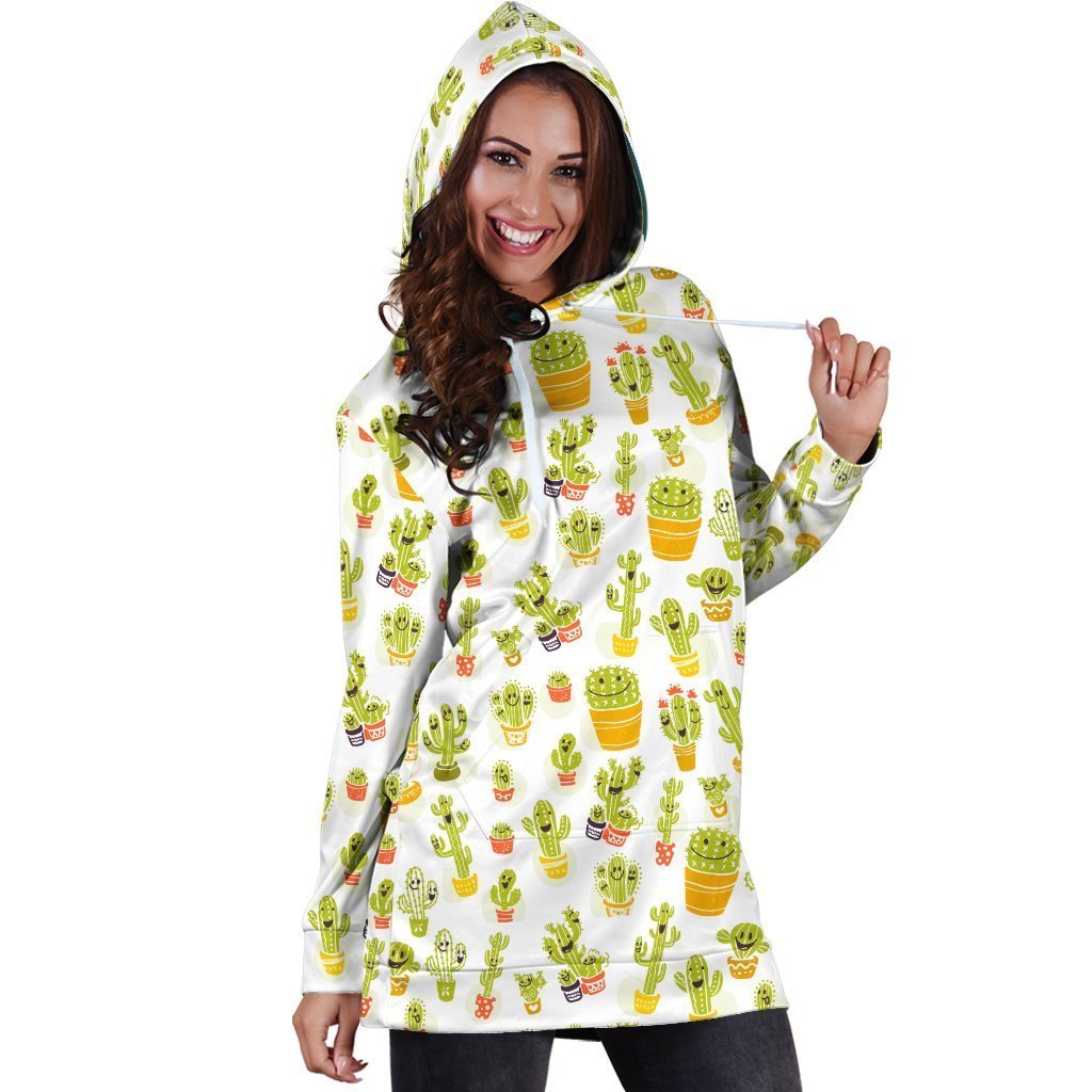 3D All Over Printing Cacti Happy Legging-Apparel-NTH-Hoodie Dress-S-Vibe Cosy™