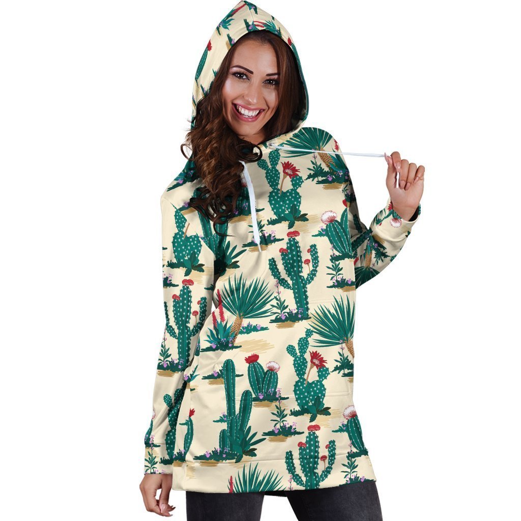 3D All Over Printing dark blue Cactus Legging-Apparel-NTH-Hoodie Dress-S-Vibe Cosy™