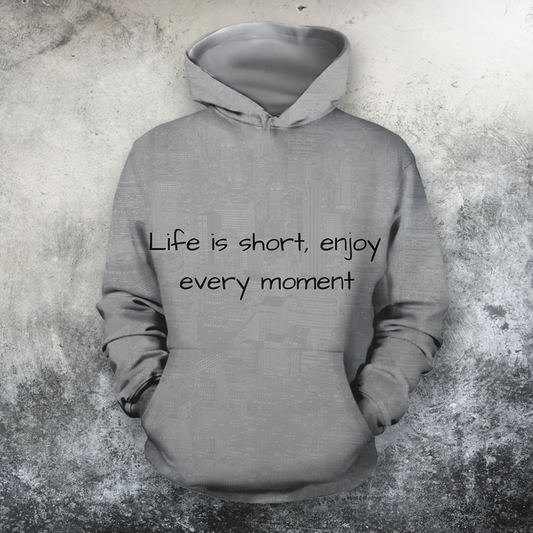 3D All Over Print Enjoy Every Moment-Apparel-PHLong-Hoodie-S-Vibe Cosy™
