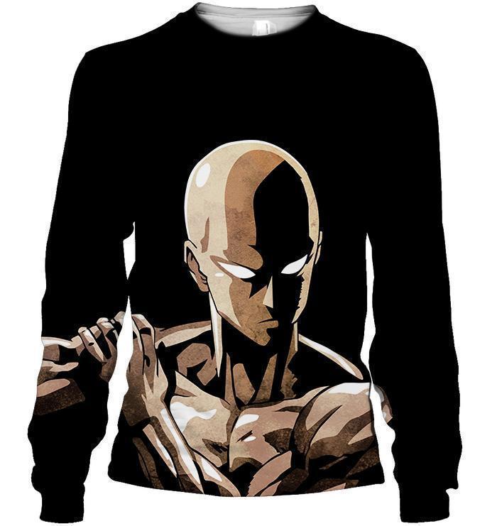One Punch Man 3D One Punch Hero Saitama Super-Apparel-Phaethon-Sweatshirt-S-Vibe Cosy™
