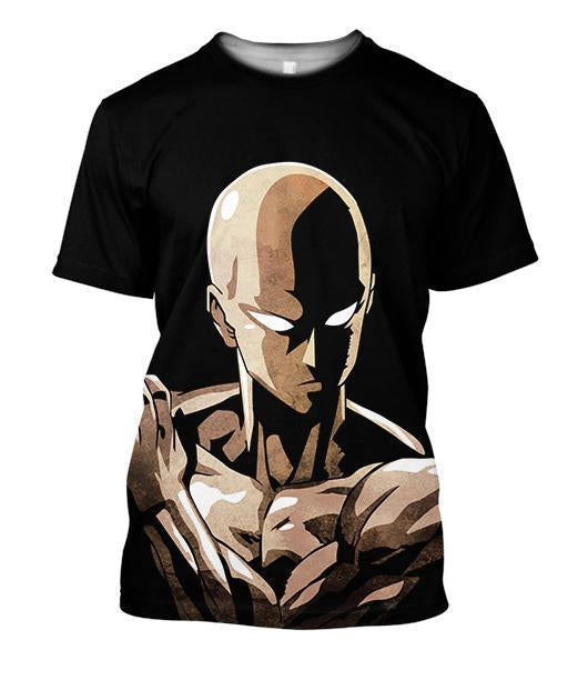 One Punch Man 3D One Punch Hero Saitama Super-Apparel-Phaethon-T-Shirt-S-Vibe Cosy™