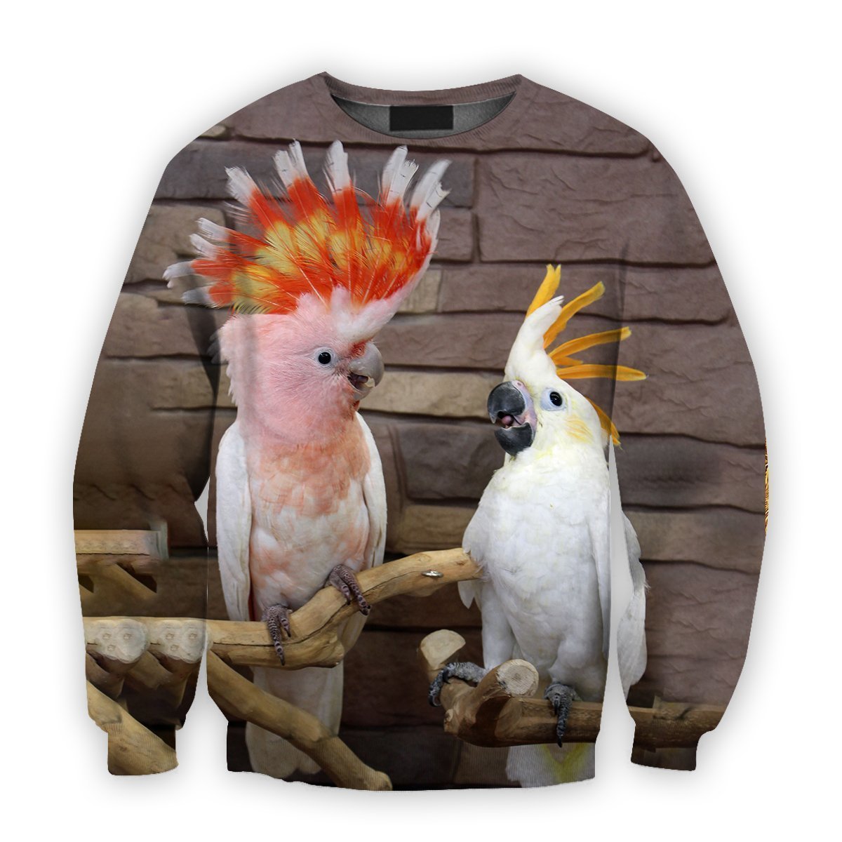 3D Printed Parrots-Apparel-PHL-Sweatshirt-S-Vibe Cosy™