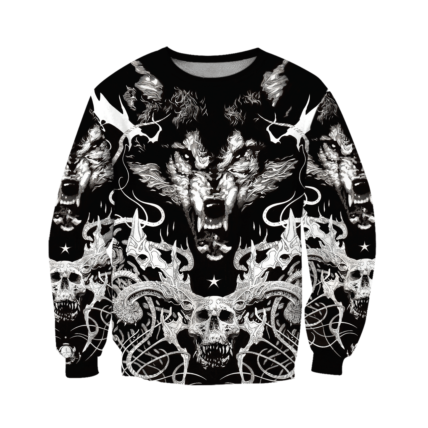 3D All Over Printed Wolf Tattoo Unisex Shirts AM102066