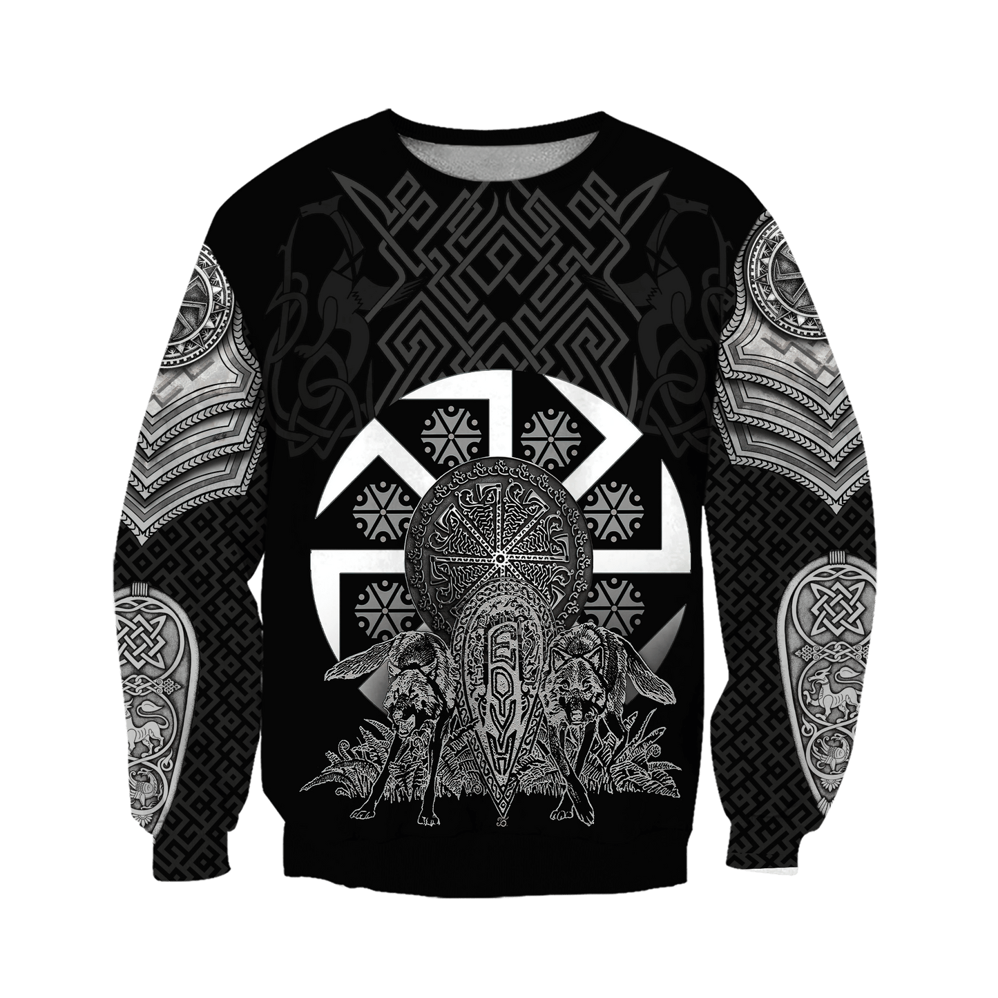 Tribal Wolf Tattoo Slavic Unisex Shirts AM102082ST