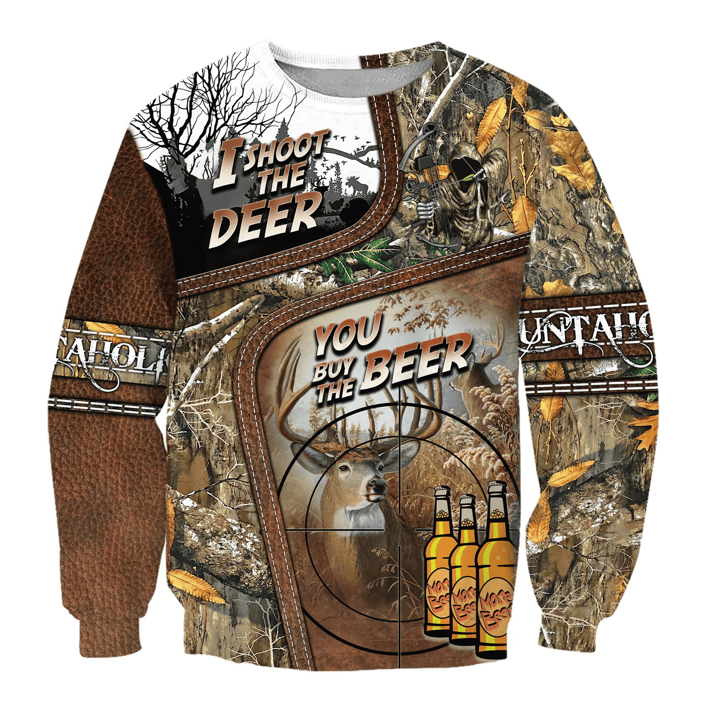 I shoot the Deer you buy the Beer  3D All Over Print Hoodie AM092054
