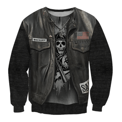 Mechanic 3D All Over Printed Hoodie For Men and Women TN15092001