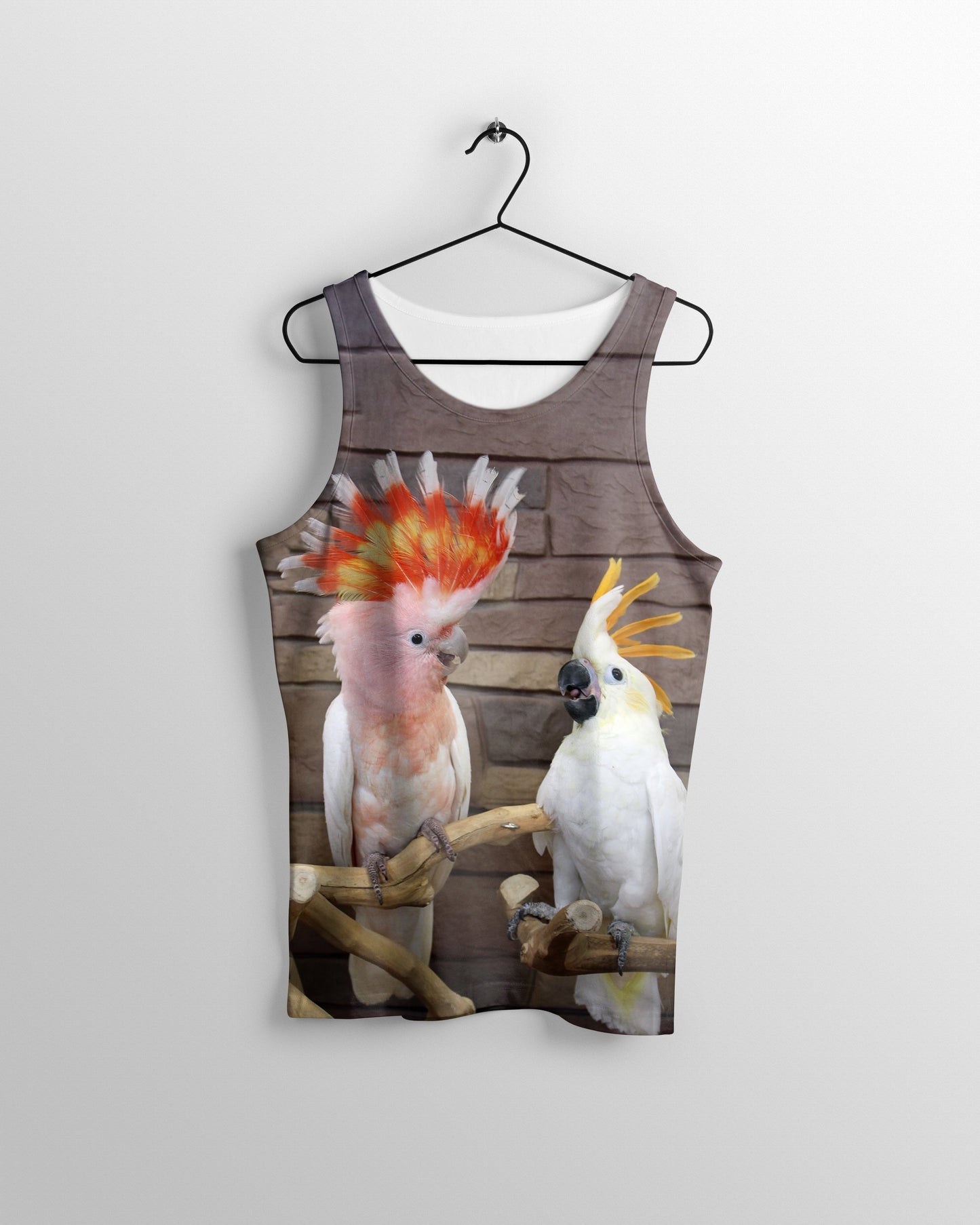 3D Printed Parrots-Apparel-PHL-Tank top-S-Vibe Cosy™
