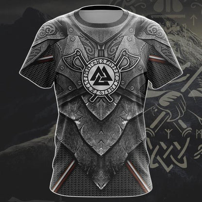 Viking Valknut Symbol Custom Name-Apparel-HP Arts-T-Shirt-S-Vibe Cosy™