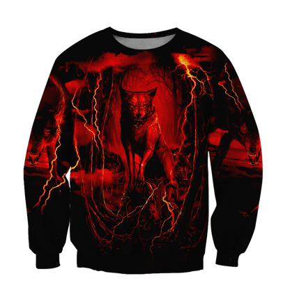 Wolf 3D All Over Printed Hoodie For Men and Women AM082070