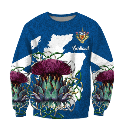 Hoodie Scotland Classic Over Printed Hoodie TP