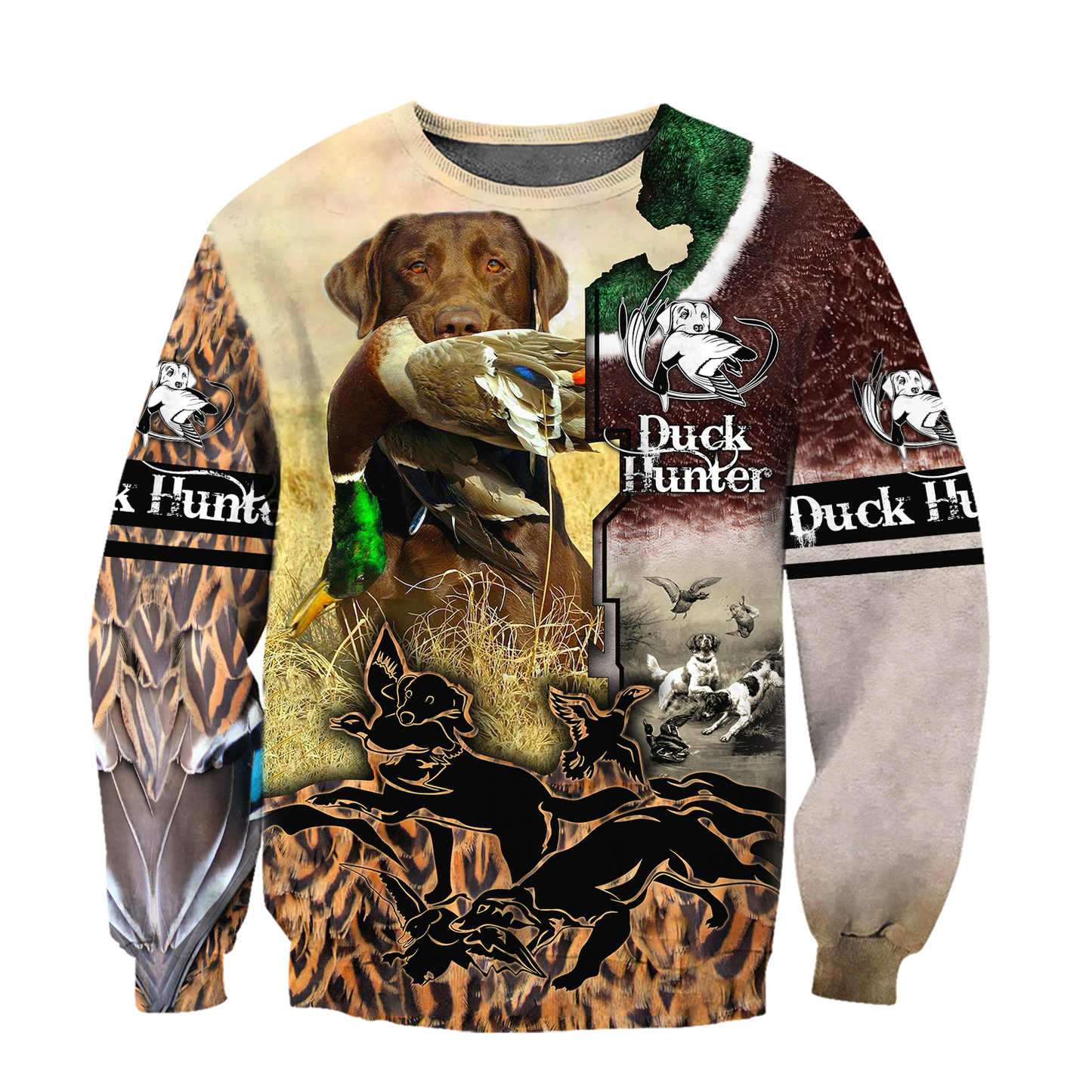 Mallard Duck Hunting 3D Printing Shirts for Men and Women AM020104-Apparel-TT-Sweatshirts-S-Vibe Cosy™