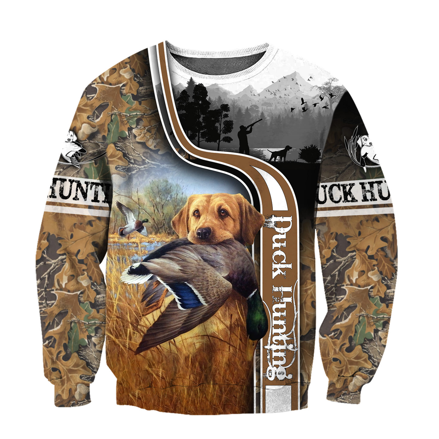 Mallard Duck Hunting 3D All Over Printed Shirts for Men and Women AM271102-Apparel-TT-Hoodie-S-Vibe Cosy™