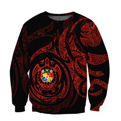 Tonga in My Heart Polynesian Tattoo Style 3D Printed Shirts AM190201-Apparel-TT-Sweatshirts-S-Vibe Cosy™