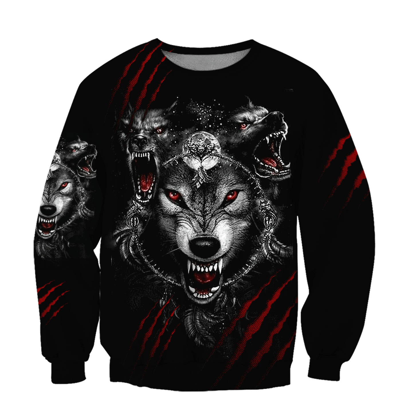 Wolf 3D All Over Printed Hoodie For Men and Women AM082071S1