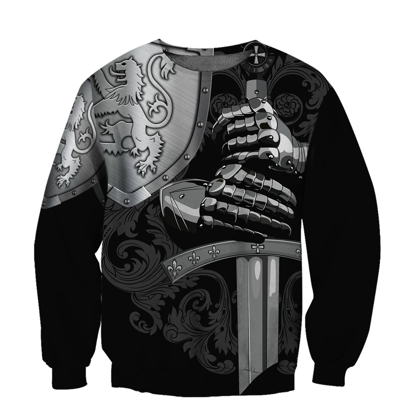 Scottish Lion Armor 3D All Over Printed Shirts for Men and Women AM240201-Apparel-TT-Sweatshirts-S-Vibe Cosy™