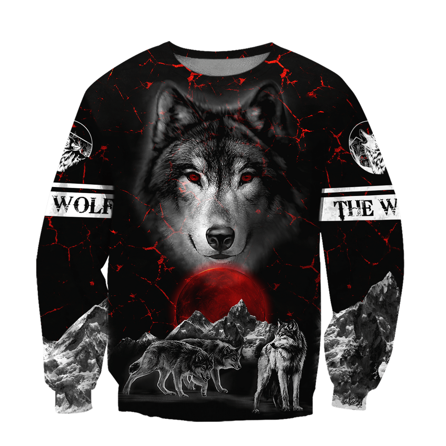 Night Wolf 3D All Over Printed Hoodie For Men and Women AM092005