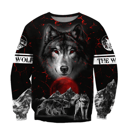 Night Wolf 3D All Over Printed Hoodie For Men and Women AM092005