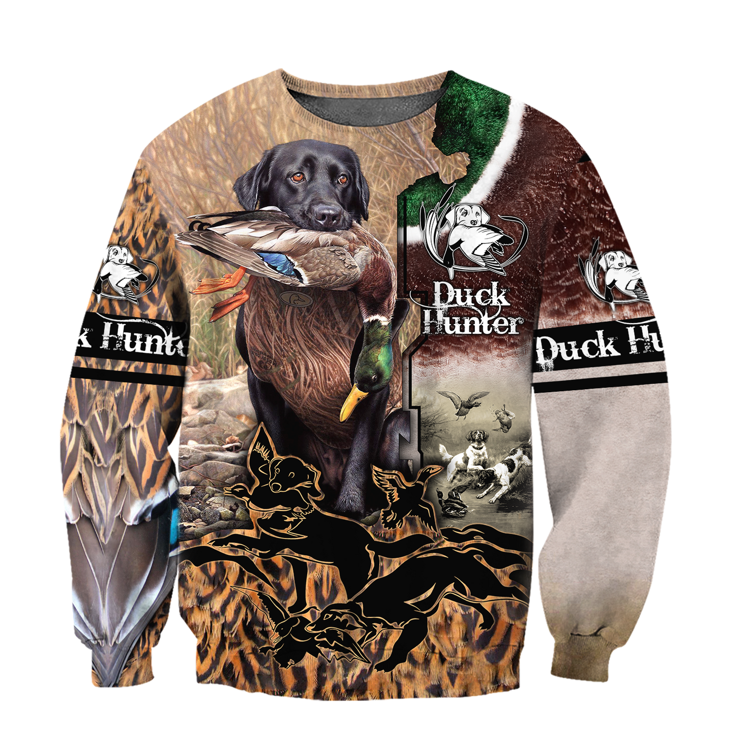 Mallard Duck Hunting 3D Printing Shirts for Men and Women AM020101-Apparel-TT-Sweatshirts-S-Vibe Cosy™
