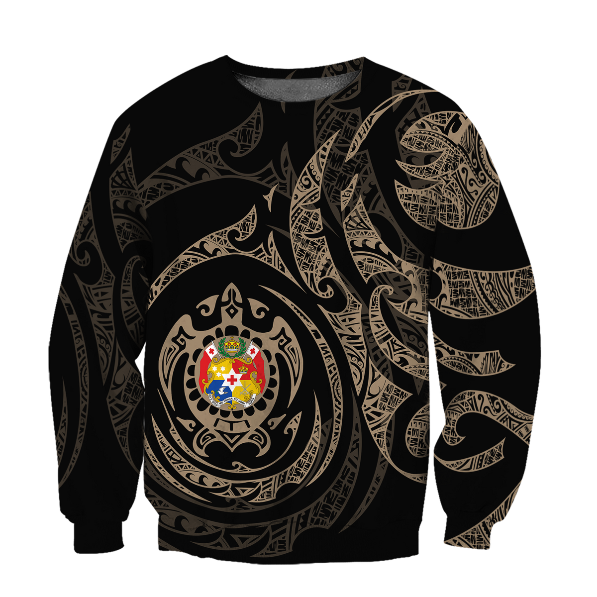 Tonga in My Heart Polynesian Tattoo Style 3D Printed Shirts AM190205-Apparel-TT-Sweatshirts-S-Vibe Cosy™