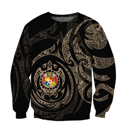 Tonga in My Heart Polynesian Tattoo Style 3D Printed Shirts AM190205-Apparel-TT-Sweatshirts-S-Vibe Cosy™