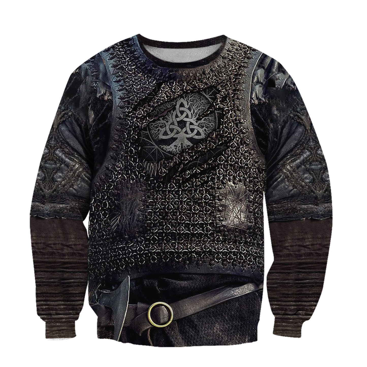 Vikings Armor Tops Pullover-Apparel-HP Arts-Sweatshirt-S-Vibe Cosy™