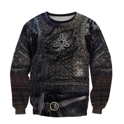 Vikings Armor Tops Pullover-Apparel-HP Arts-Sweatshirt-S-Vibe Cosy™