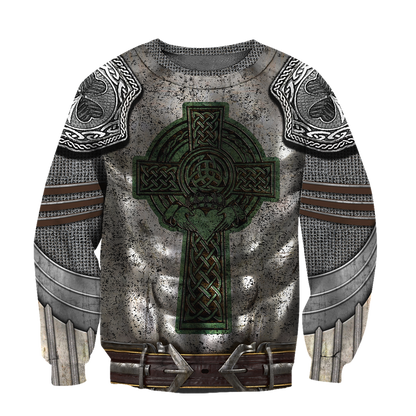 Irish Armor Warrior Chainmail 3D All Over Printed Shirts For Men and Women AM250204-Apparel-TT-Sweatshirts-S-Vibe Cosy™