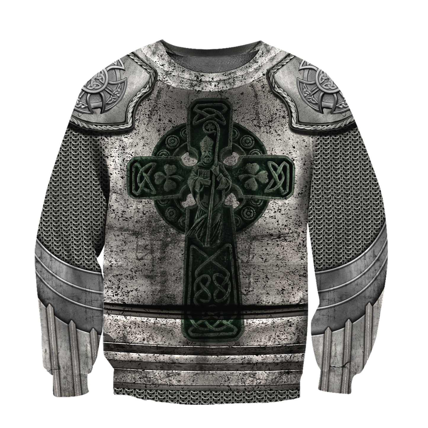 Irish Armor Warrior Knight Chainmail 3D All Over Printed Shirts For Men and Women AM270201-Apparel-TT-Sweatshirts-S-Vibe Cosy™