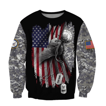 Soldier US Navy 3D All Over Printed Shirt Hoodie AM082038 - Amaze Style™-Apparel