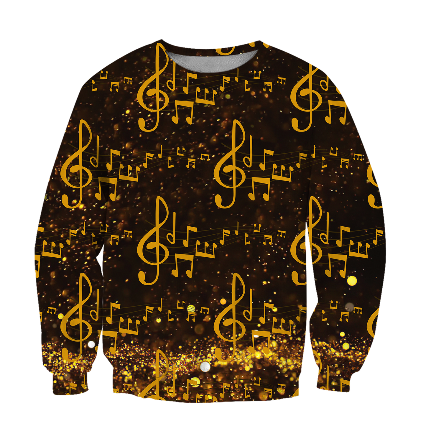 Music Note 3D All Over Printes-Apparel-HP Arts-Sweatshirt-S-Vibe Cosy™