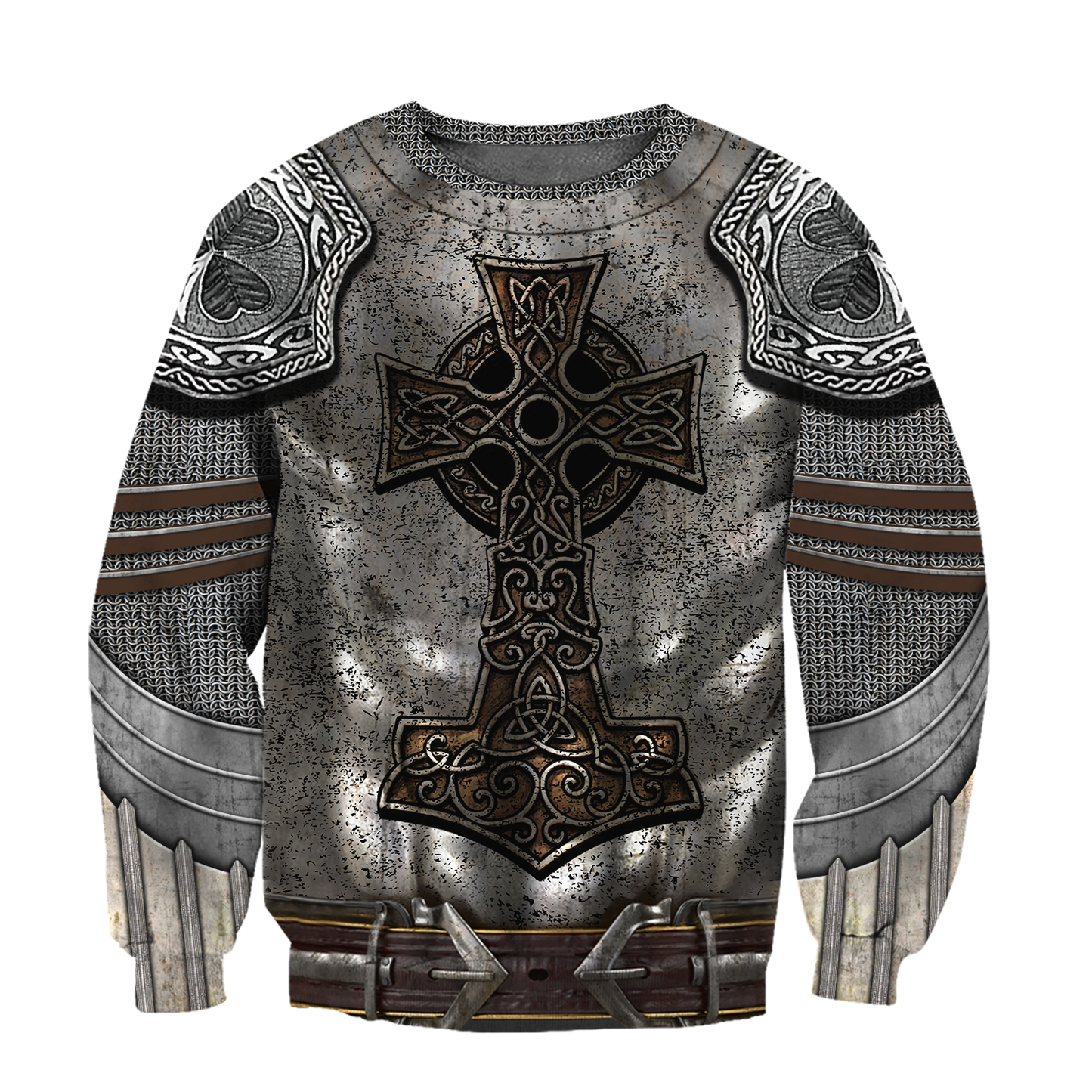 Irish Armor Warrior Chainmail 3D All Over Printed Shirts For Men and Women AM250203-Apparel-TT-Sweatshirts-S-Vibe Cosy™