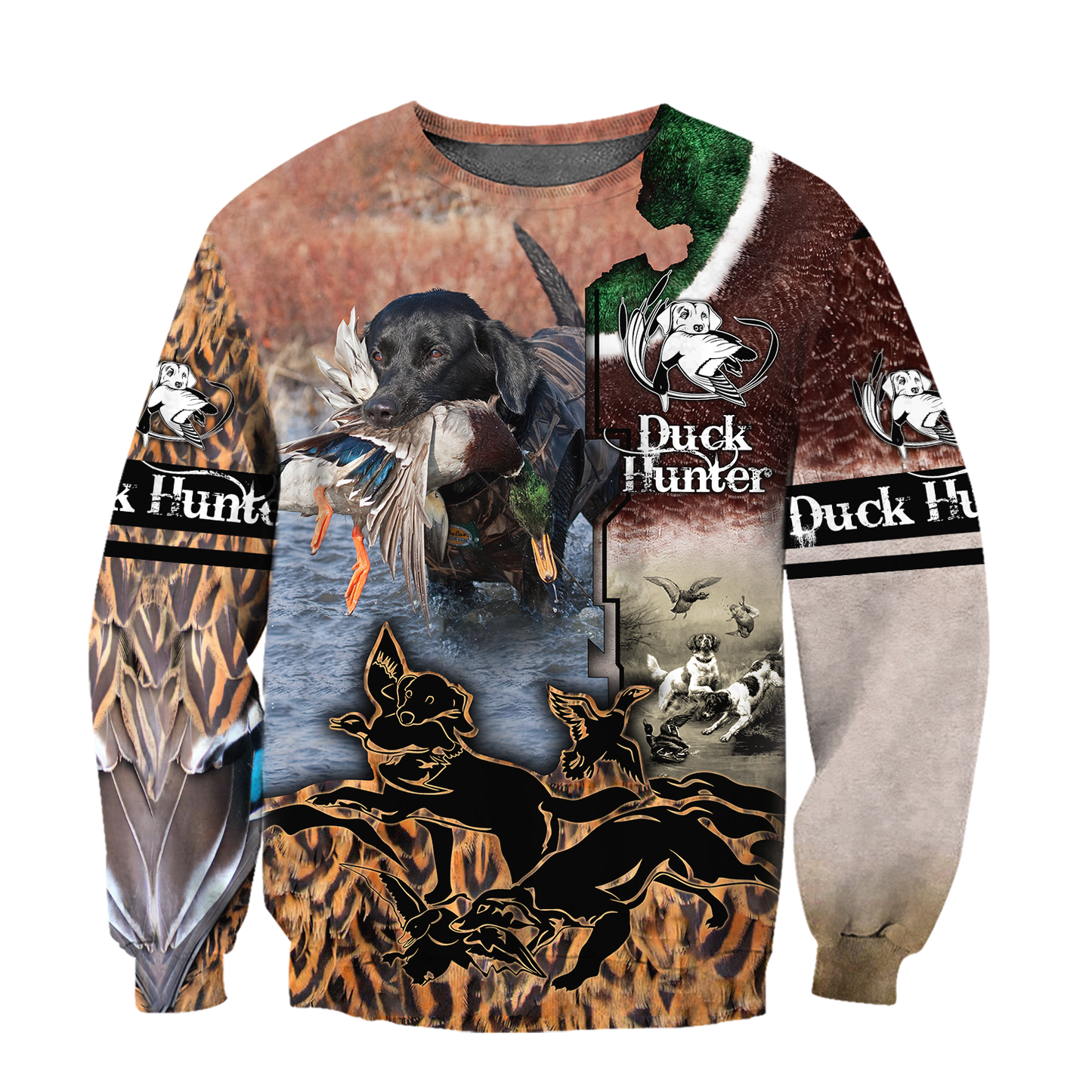 Mallard Duck Hunting 3D Printing Shirts for Men and Women AM020102-Apparel-TT-Sweatshirts-S-Vibe Cosy™
