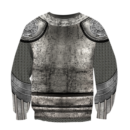 Irish Armor Knight Warrior Chainmail 3D All Over Printed Shirts For Men and Women AM280201-Apparel-TT-Hoodie-S-Vibe Cosy™