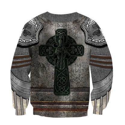 Irish Armor Knight Warrior Chainmail 3D All Over Printed Shirts For Men and Women TT0121 - Amaze Style™-Apparel