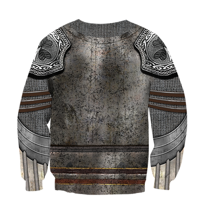 Irish Armor Warrior Knight Chainmail 3D All Over Printed Shirts For Men and Women AM260202-Apparel-TT-Hoodie-S-Vibe Cosy™