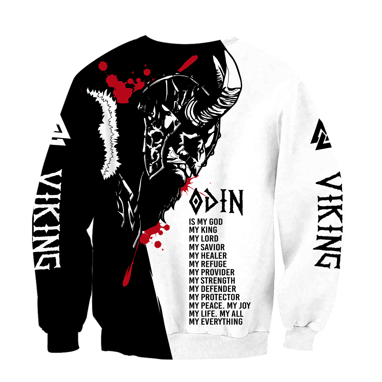 Vikings Odin 3D All Over Printed Shirts For Men and Women-Apparel-HP Arts-Hoodie-S-Vibe Cosy™