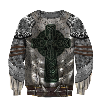 Irish Armor Knight Warrior Chainmail 3D All Over Printed Shirts For Men and Women TT0121 - Amaze Style™-Apparel